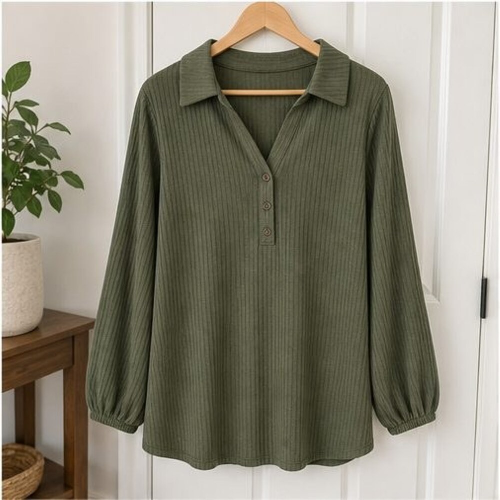 Olive Tunic Blouse